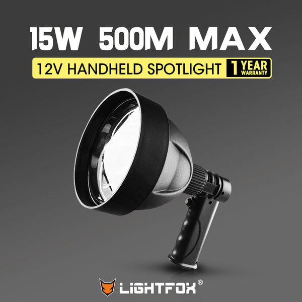  15W T6 Handheld Spot Light Rechargeable LED Spotlight