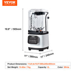 VEVOR Smoothie Blender 2L Commercial Countertop Blenders Smoothies Shakes