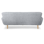 6-Seater Linen Sofa Set Couch Futon - Light Grey