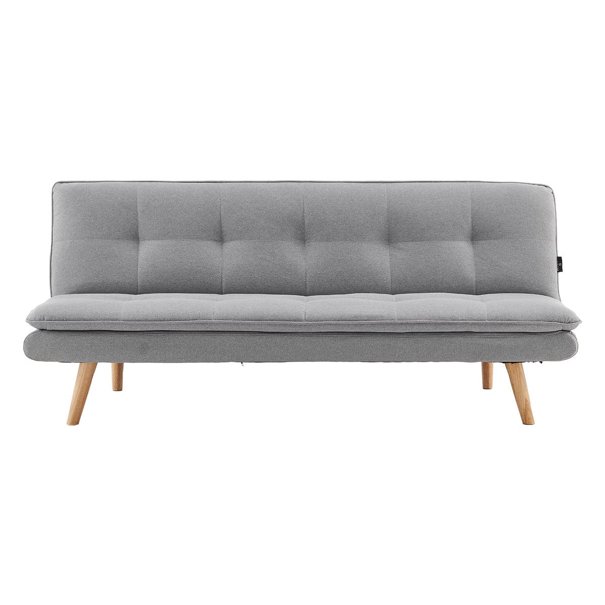 Grey 3 Seater Sofa Bed Lounge 180x80x70cm