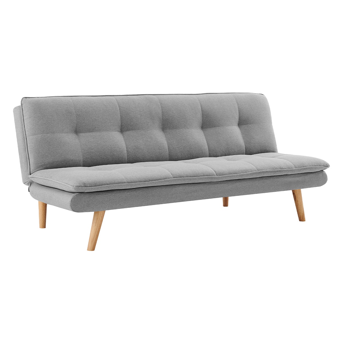 Grey 3 Seater Sofa Bed Lounge 180x80x70cm