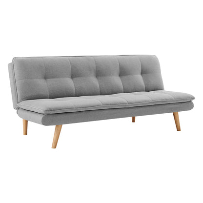 Grey 3 Seater Sofa Bed Lounge 180x80x70cm