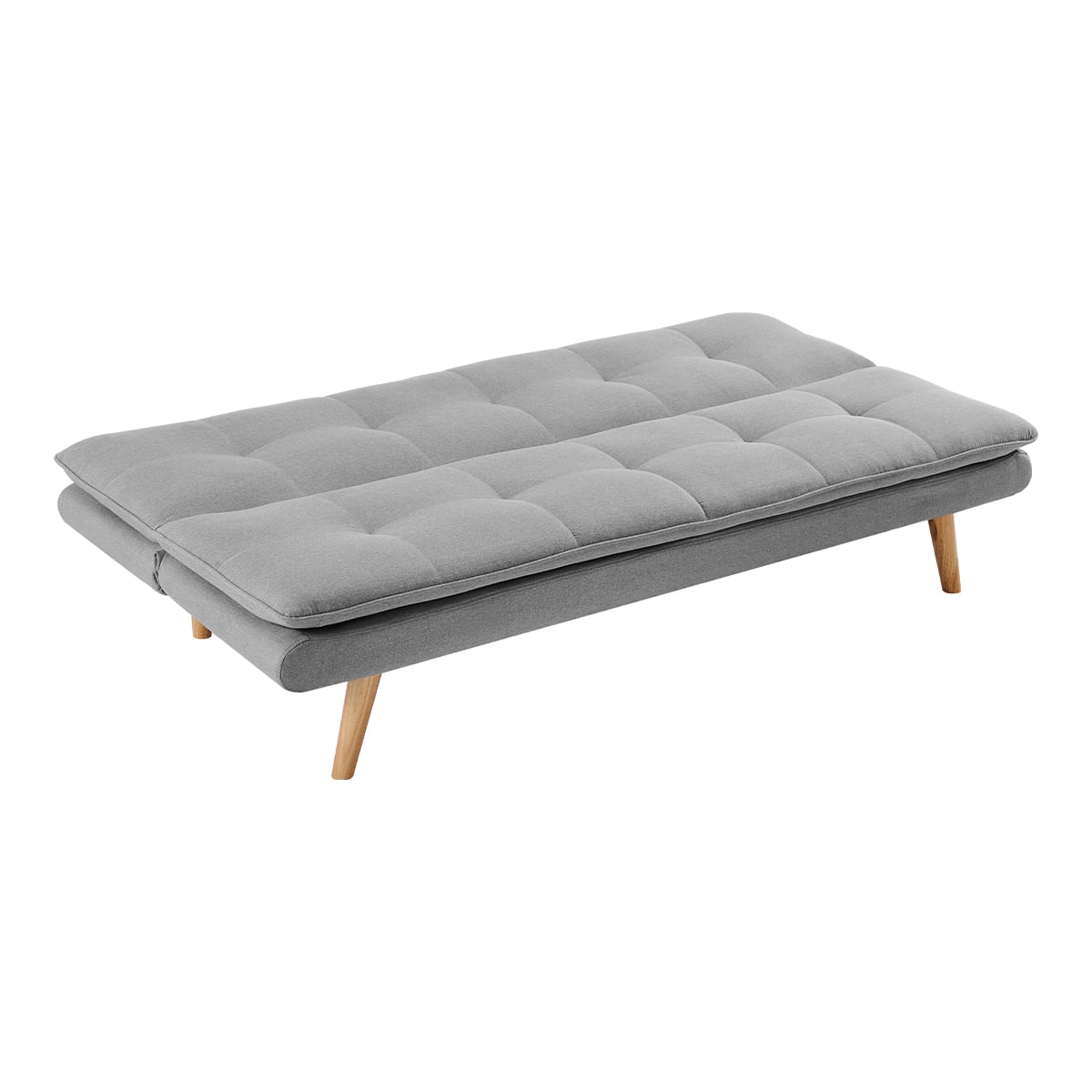 Grey 3 Seater Sofa Bed Lounge 180x80x70cm