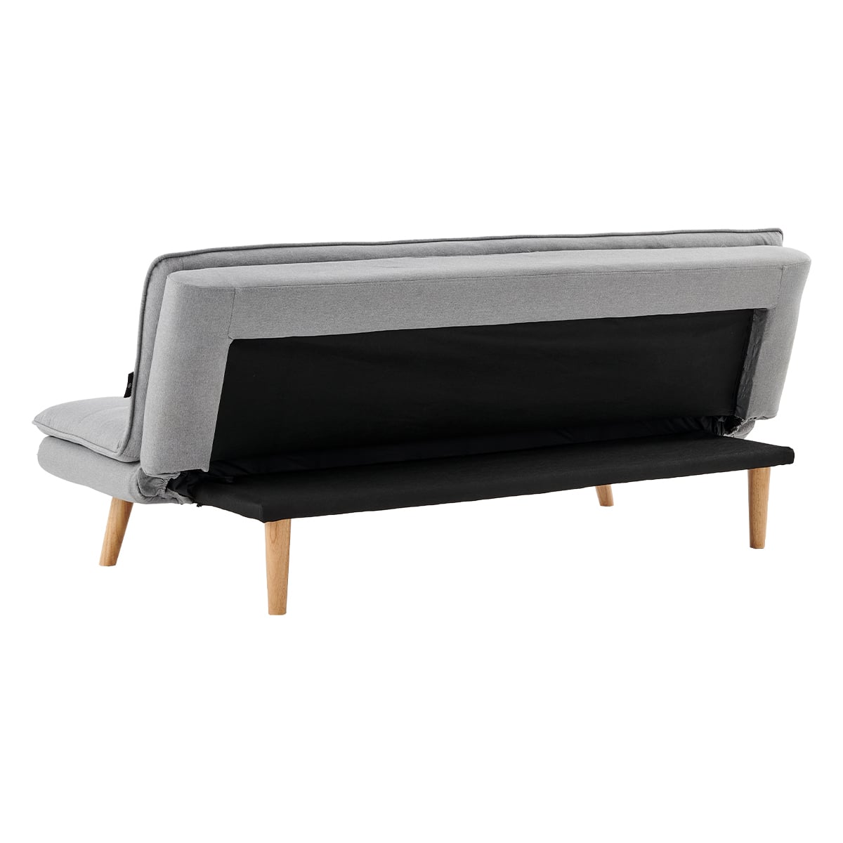 Grey 3 Seater Sofa Bed Lounge 180x80x70cm