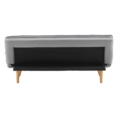 Grey 3 Seater Sofa Bed Lounge 180x80x70cm