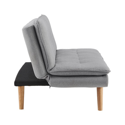 Grey 3 Seater Sofa Bed Lounge 180x80x70cm