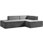 Vani 3-Seater Modular Sofa Set Dark Grey Modern Living Room Furniture