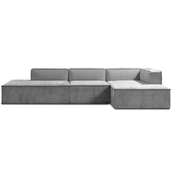 Vani 3-Seater Modular Sofa Set Light Grey Modern Living Room Furniture