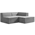 Vani 3-Seater Modular Sofa Set Light Grey Modern Living Room Furniture