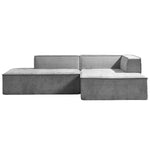 Vani 3-Seater Modular Sofa Set Light Grey Modern Living Room Furniture