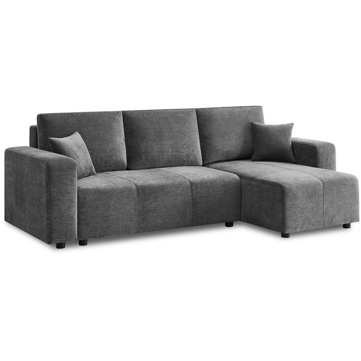 L Shape Sofa Bed Storage 242x142cm