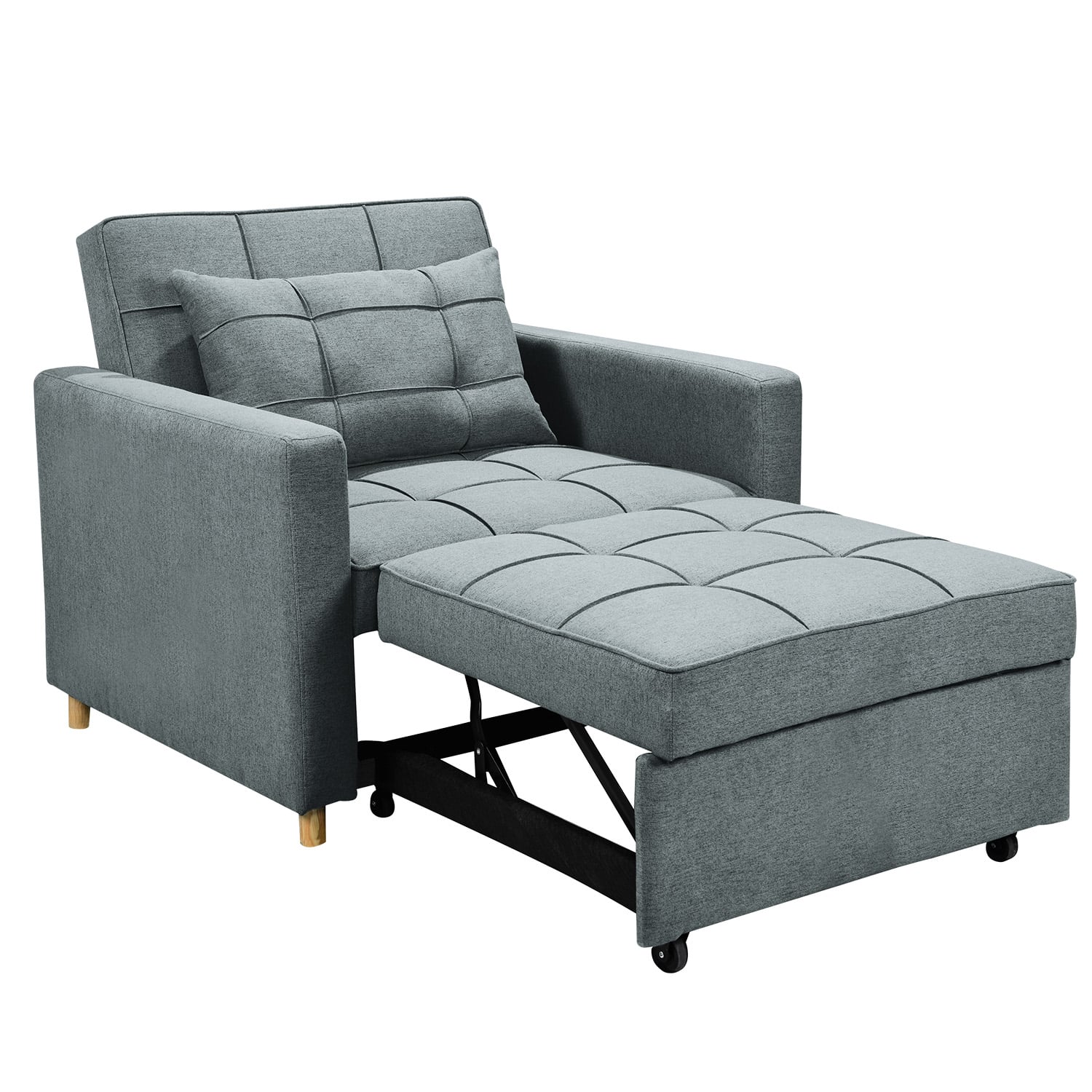 Blue sofa 101x98x88cm, view 6