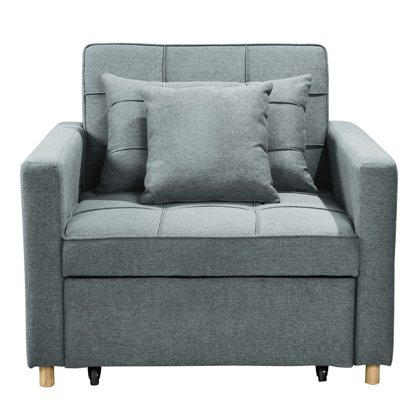 Blue sofa 101x98x88cm, view 7