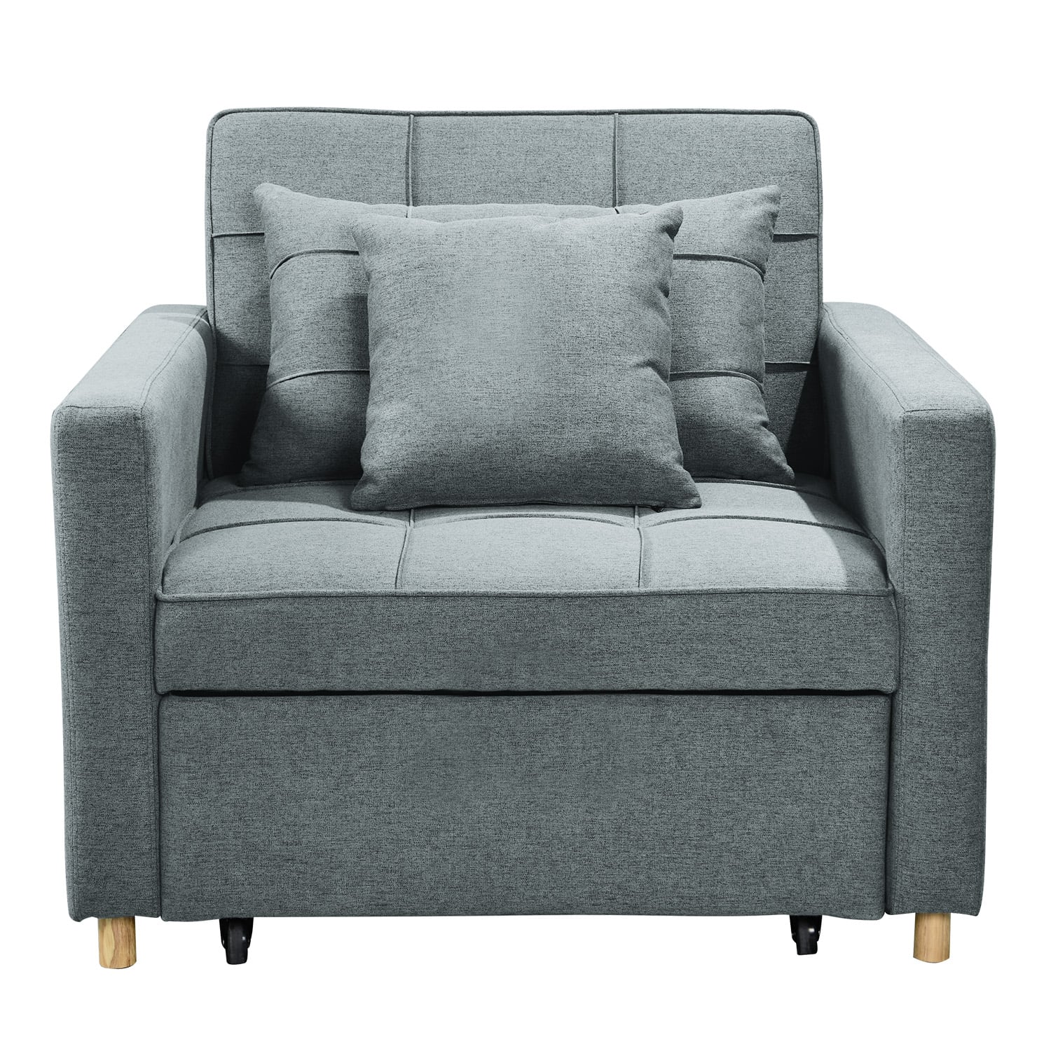 Blue sofa 101x98x88cm, view 7