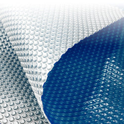 400 Micron Solar Swimming Pool Cover Silver/Blue - 7m x 4m
