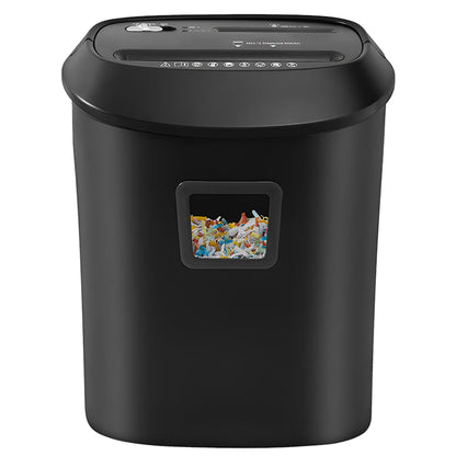 25L 12-Sheet Electric Paper Shredder Cross-Cut Home Office Cutter