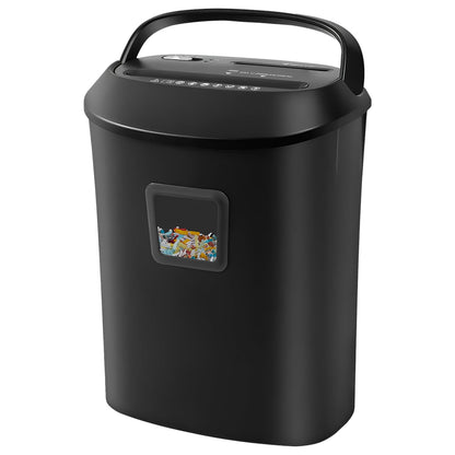 25L 12-Sheet Electric Paper Shredder Cross-Cut Home Office Cutter
