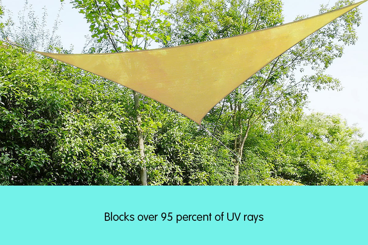 Triangular sail: 3.6 x 3.6 x 3.6m - Sand