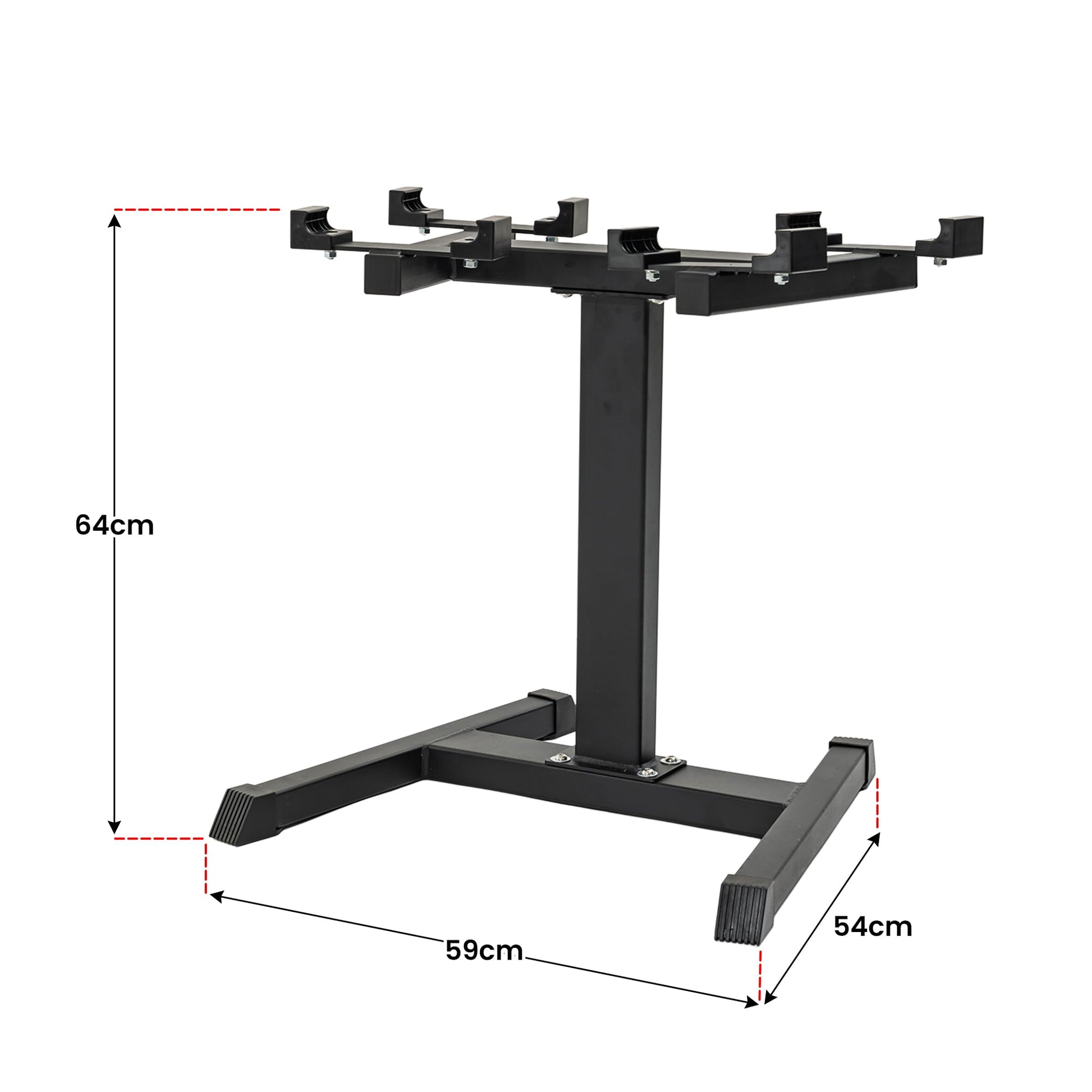 Adjustable Dumbbell Stand 150kg Rack | HomeAndLiving - 5