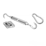 Steel Shade Sail Kit Mountain Design Outdoor Sun Protection Canopy