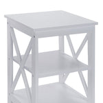 Orson 2-Tier Bedside Table - White