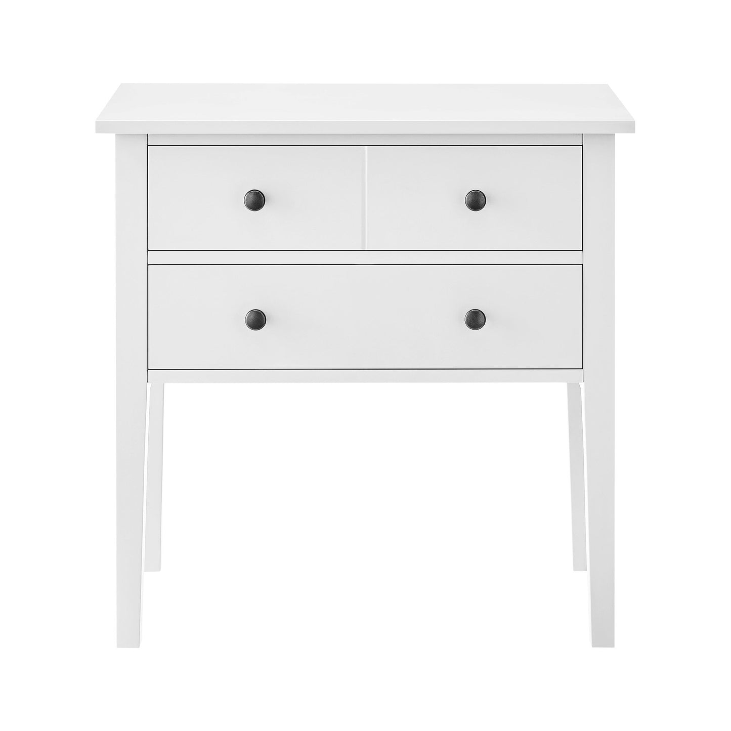 White Sven Nightstand Sleek Bedside Table