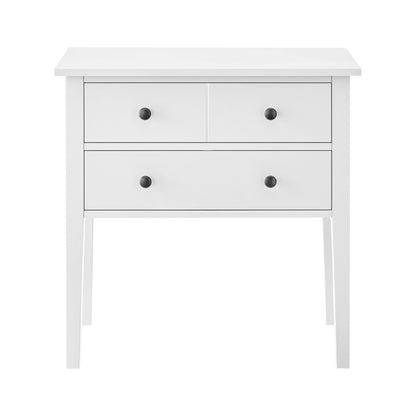 White Sven Nightstand Sleek Bedside Table