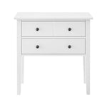 White Sven Nightstand Sleek Bedside Table