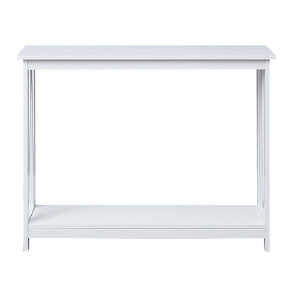 White A Frame Console Table for Chic Interiors