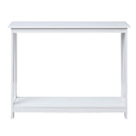 White A Frame Console Table for Chic Interiors