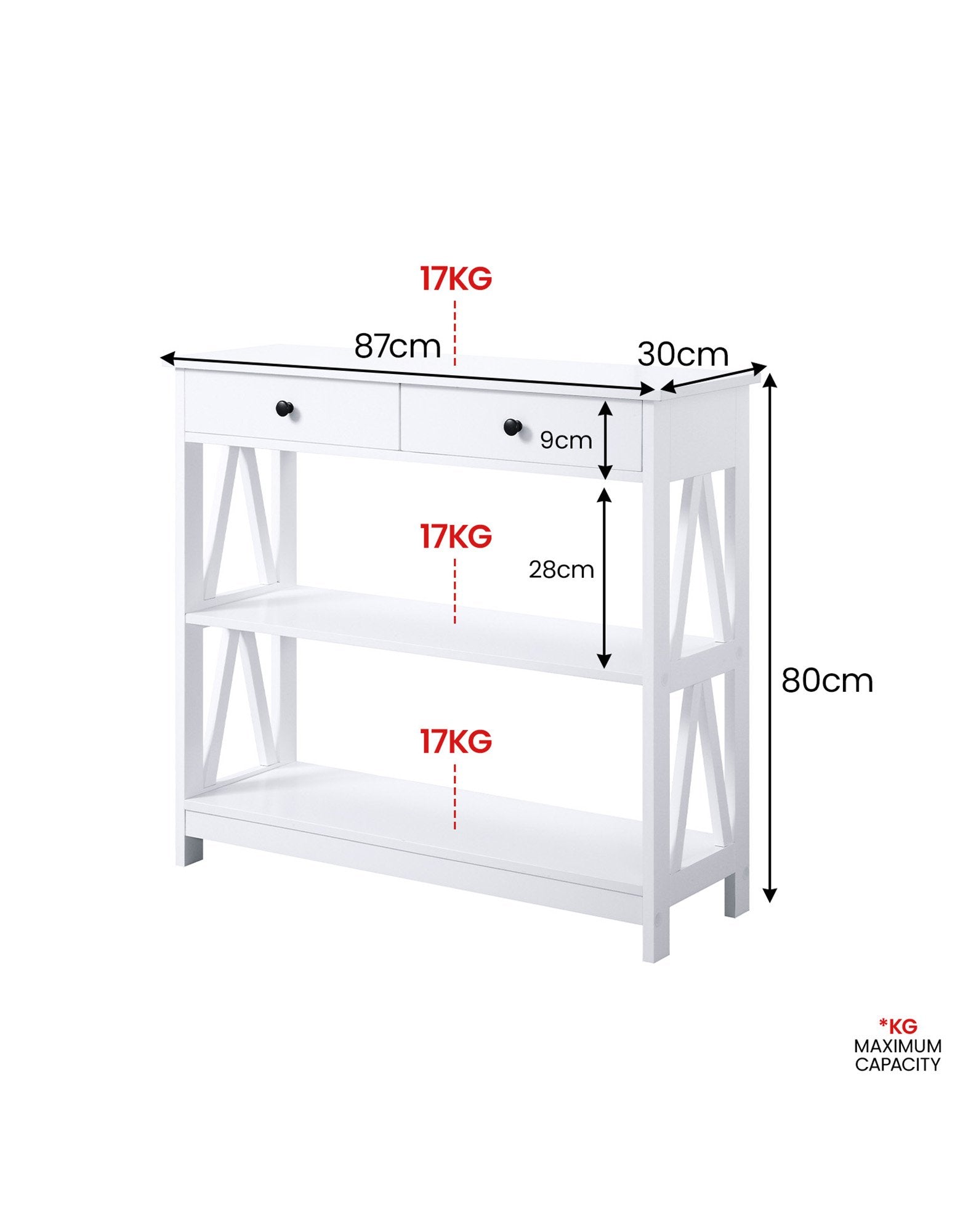 Sleek White Console Table for Modern Spaces