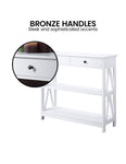 Sleek White Console Table for Modern Spaces