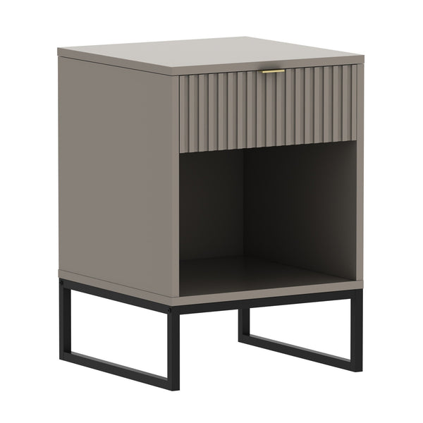  Grey Bedside Table with Elegant Modern Design