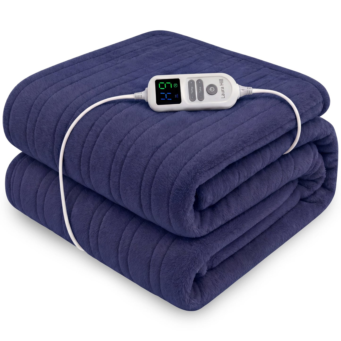 Electric Heated Blanket Throw Fleece 10 Settings | HomeAndLiving