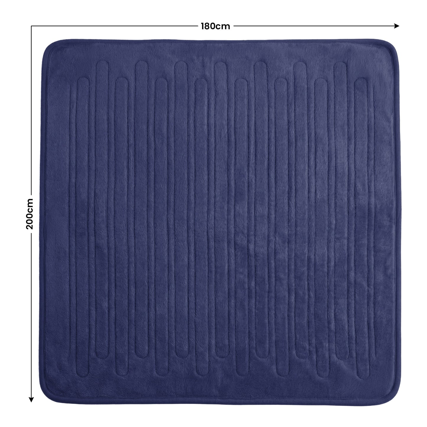 Electric Heated Blanket Throw Fleece 10 Settings | HomeAndLiving