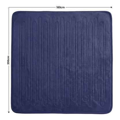 Electric Heated Blanket Throw Fleece 10 Settings | HomeAndLiving