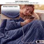 Electric Heated Blanket Throw Fleece 10 Settings | HomeAndLiving