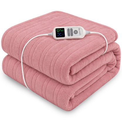 Electric Heated Blanket Throw 10 Heat Settings | HomeAndLiving