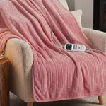 Electric Heated Blanket Throw 10 Heat Settings | HomeAndLiving