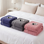 Electric Heated Blanket Throw 10 Heat Settings | HomeAndLiving