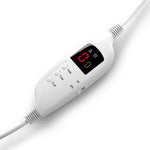 Hill Heated Electric Blanket Throw Rug Coral Warm Fleece Pink