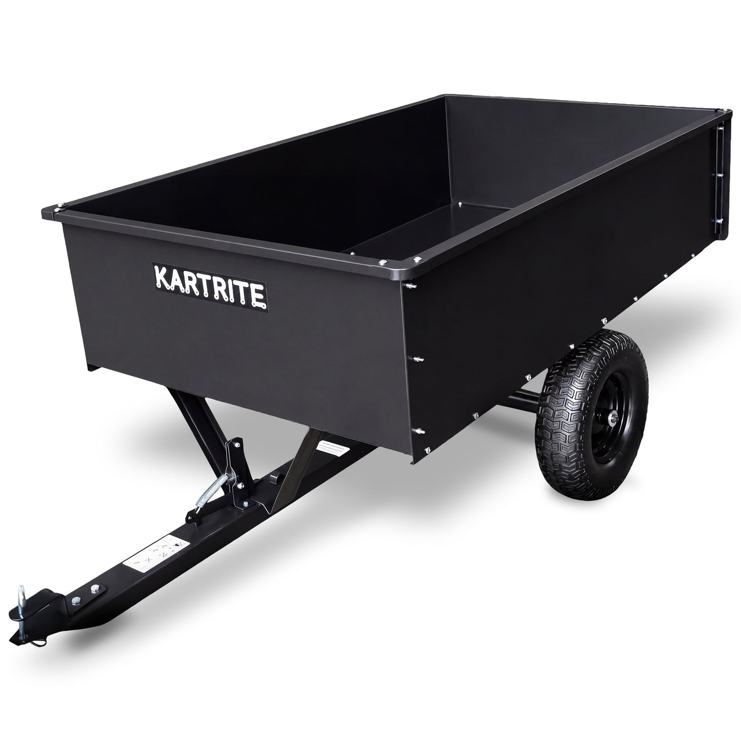 Heavy Duty Steel Dump Cart 207.5x103.5x81.5cm