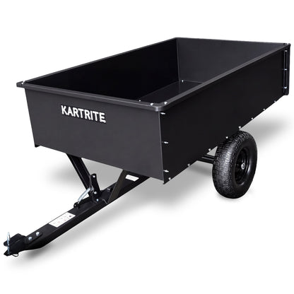 Heavy Duty Steel Dump Cart 207.5x103.5x81.5cm