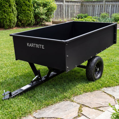 Heavy Duty Steel Dump Cart 207.5x103.5x81.5cm