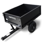 Heavy Duty Dump Cart 270kg Capacity Pneumatic Tyres Quick Release Pedal Removable Tail