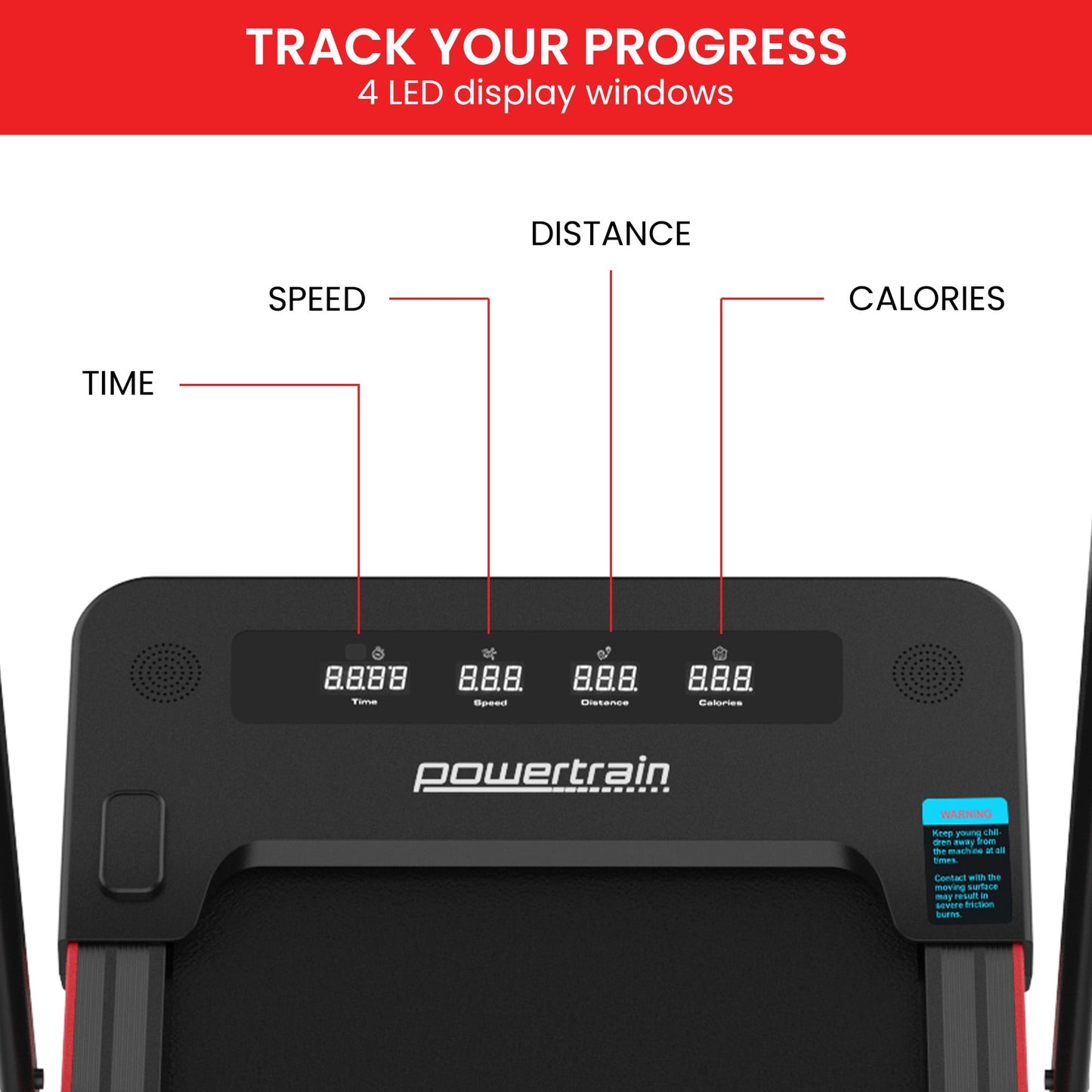 Foldable K400 Walking Pad Treadmill 430mm Belt 10km/h LED Display
