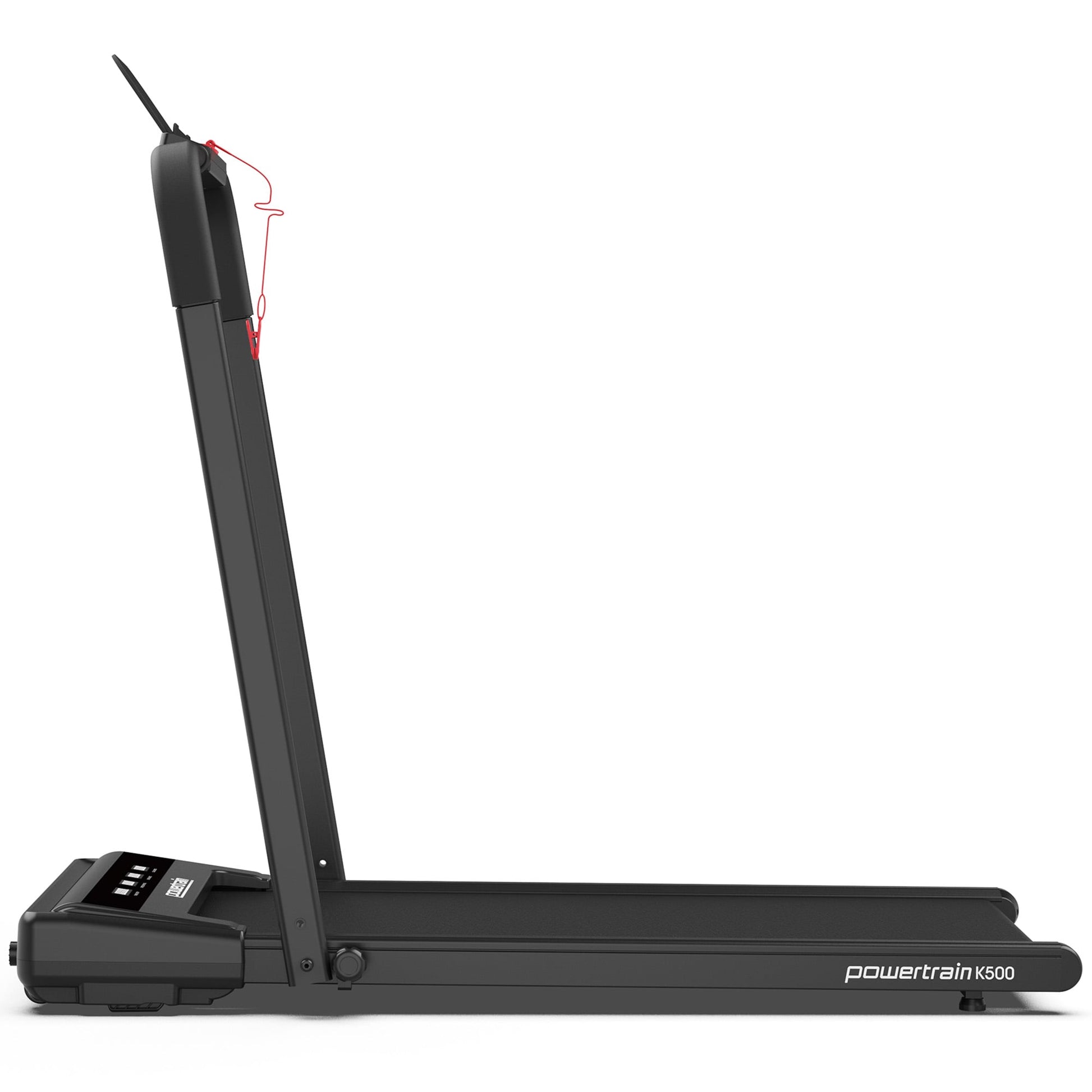 Powertrain K500 Walking Pad Treadmill Electric Exercise Home Gym Cardio Running fitness 122x60x109cm, side view