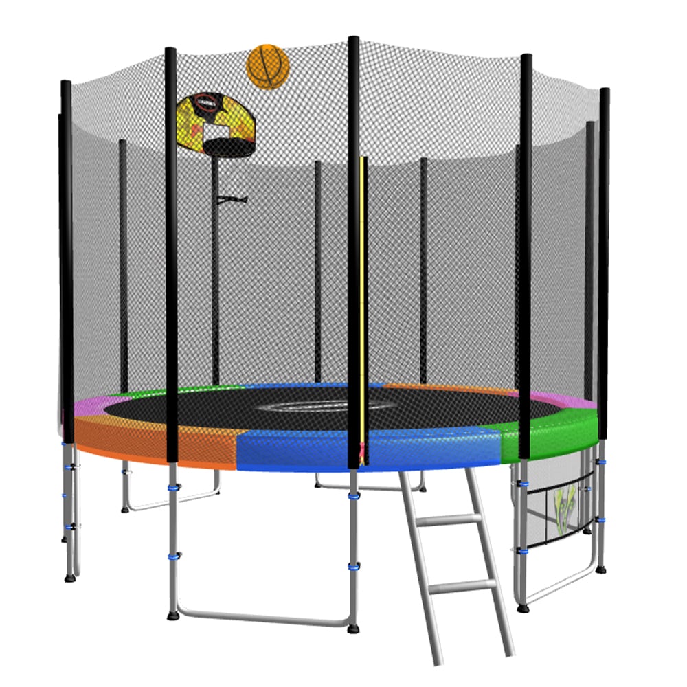 Trampoline Rainbow Basketball Set 1x8cm