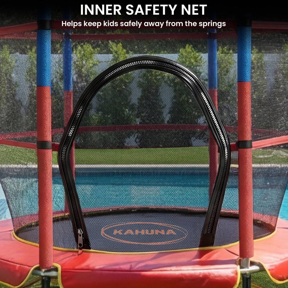 Kids Trampoline Blue Shade 1x4.5cm