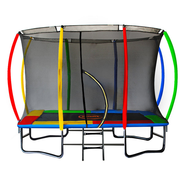  Rectangular Outdoor Trampoline Rainbow